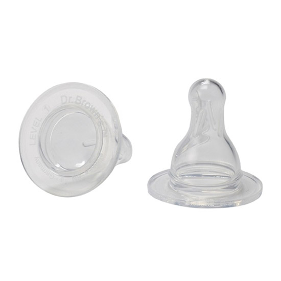 Dr. Brown's Dr. Brown’s Natural Flow® Options + Silicone Teats for a narrow bottle, 0 to 3 months (2 pcs.)