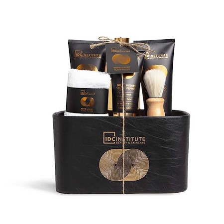IDC Men’s Luxury Bath Giftset Black Box – Grooming Set 21.5 x 25 x 14.5 cm