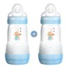 Set Of 2 Baby Bottles Easy Start ™ Anti-Colic 260ml - Blue